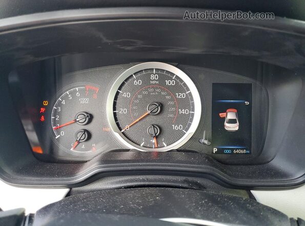 JTDS4RCE1LJ037162 2020 TOYOTA COROLLA Blue Widok zestawu wskaźników