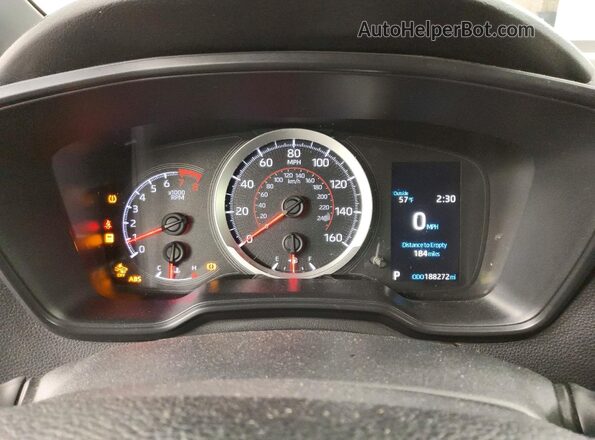 JTDS4RCE1LJ043026 2020 TOYOTA LL Gray Widok zestawu wskaźników
