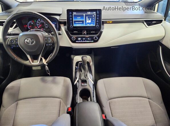 JTDS4RCE3LJ000369 2020 TOYOTA COROLLA White Widok deski rozdzielczej
