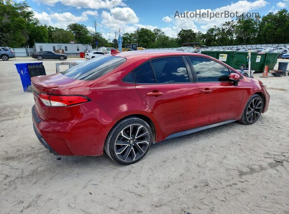 JTDS4RCE3LJ023375 2020 TOYOTA COROLLA Red Trasero derecho