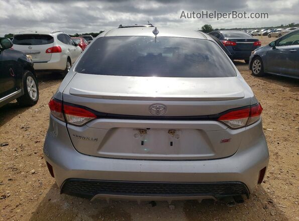 JTDS4RCE4LJ024941 2020 TOYOTA COROLLA Silver Rear view
