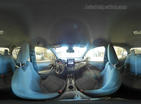 JTDS4RCE5LJ022857 2020 TOYOTA COROLLA Silver VIN კოდის სტიკერის ხედი