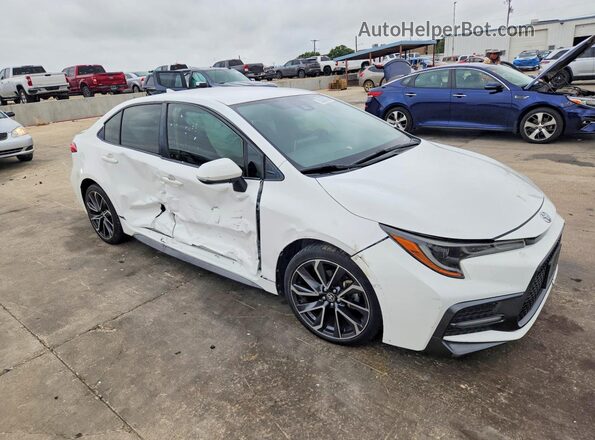 JTDS4RCE5LJ034135 2020 TOYOTA COROLLA White Delantero derecho