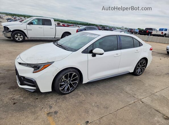 JTDS4RCE5LJ034135 2020 TOYOTA COROLLA White Vista tres cuartos delantera izquierda