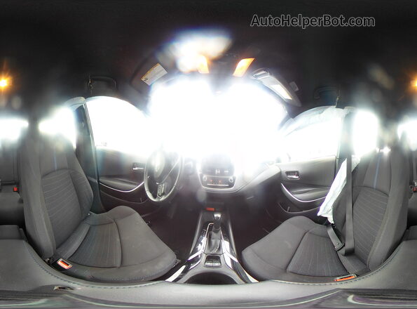 JTDS4RCE5LJ034135 2020 TOYOTA COROLLA White Vista de la etiqueta del VIN