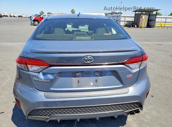 JTDS4RCE6LJ002732 2020 TOYOTA COROLLA Silver Widok z tyłu