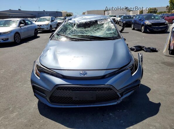 JTDS4RCE6LJ002732 2020 TOYOTA COROLLA Silver Widok z przodu