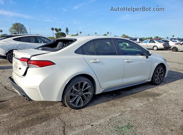 JTDS4RCE7LJ037067 2020 TOYOTA COROLLA Белый Задняя правая четверть