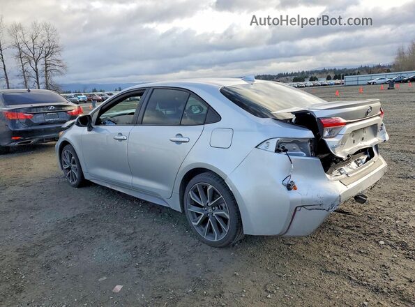 JTDS4RCE8LJ031455 2020 TOYOTA COROLLA Silver Rear left