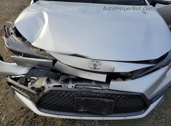 JTDS4RCE8LJ031455 2020 TOYOTA COROLLA Silver Rear interior view