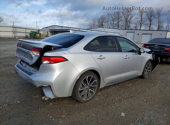 JTDS4RCE8LJ031455 2020 TOYOTA COROLLA Silver Rear right