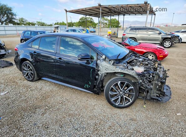 JTDS4RCE9LJ025308 2020 TOYOTA COROLLA Черный Передняя правая четверть