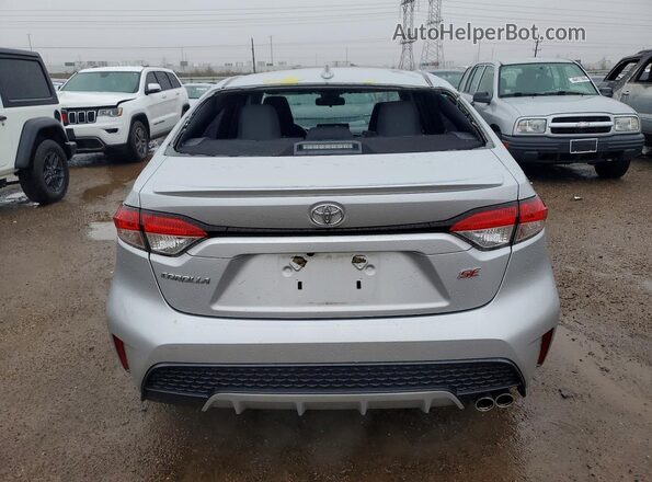 JTDS4RCE9LJ041959 2020 TOYOTA COROLLA Silver Widok z tyłu