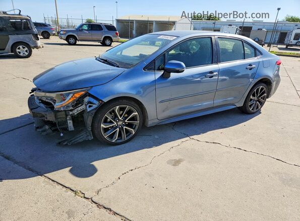 JTDS4RCEXLJ017735 2020 TOYOTA COROLLA Gray წინა მარცხენა ხედი სამი მეოთხედიდან
