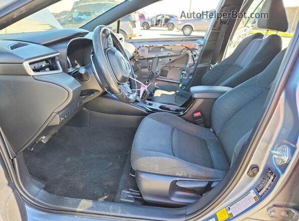 JTDS4RCEXLJ017735 2020 TOYOTA COROLLA Gray წინა სალონის ხედი