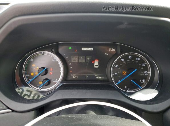 JTEAAAAH1PJ149657 2023 TOYOTA VENZA Серебряный Вид щитка приборов