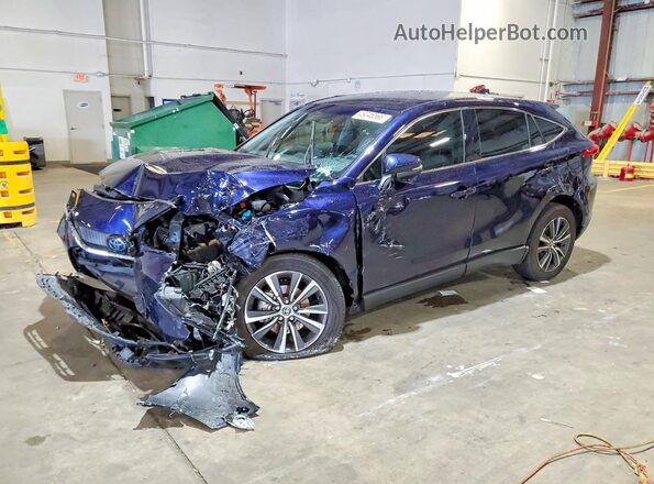 JTEAAAAH5NJ095938 2022 TOYOTA VENZA Blue Vista tres cuartos delantera izquierda