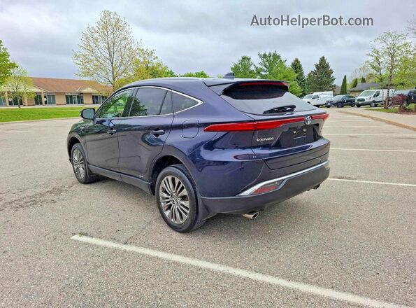 JTEAAAAH6MJ042728 2021 TOYOTA VENZA Blue Trasero derecho