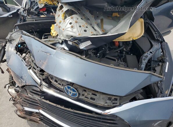 JTEAAAAH6MJ047802 2021 TOYOTA LE Gray Вид підкапотного простору