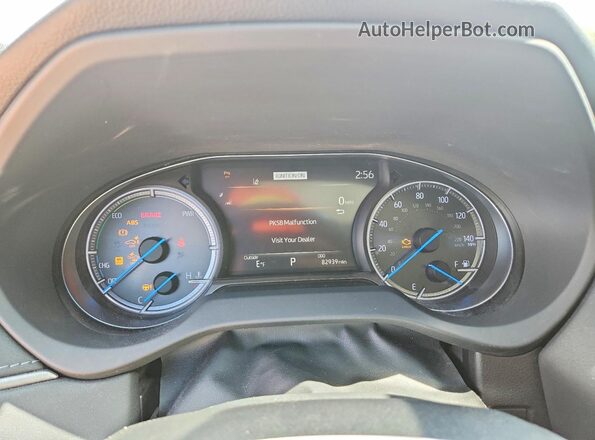 JTEAAAAH7MJ034850 2021 TOYOTA LIMITED Белый Вид щитка приборов