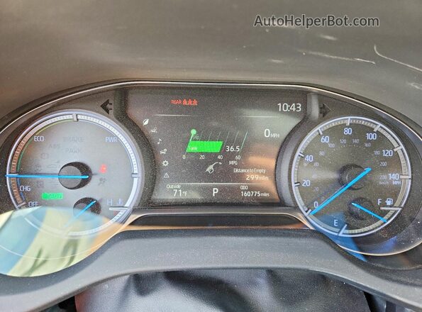JTEAAAAHXMJ000367 2021 TOYOTA VENZA Синий Вид щитка приборов