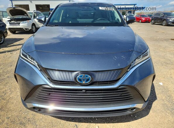 JTEAAAAHXMJ000367 2021 TOYOTA VENZA Синий Вид спереди