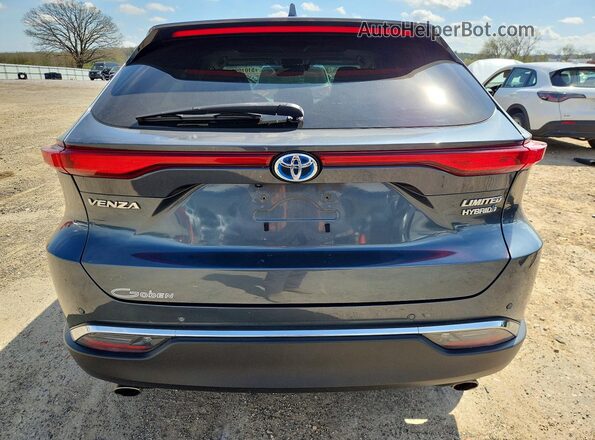 JTEAAAAHXMJ000367 2021 TOYOTA VENZA Синий Вид сзади