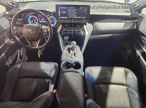 JTEAAAAHXMJ050153 2021 TOYOTA VENZA Blue Вид панелі приладів