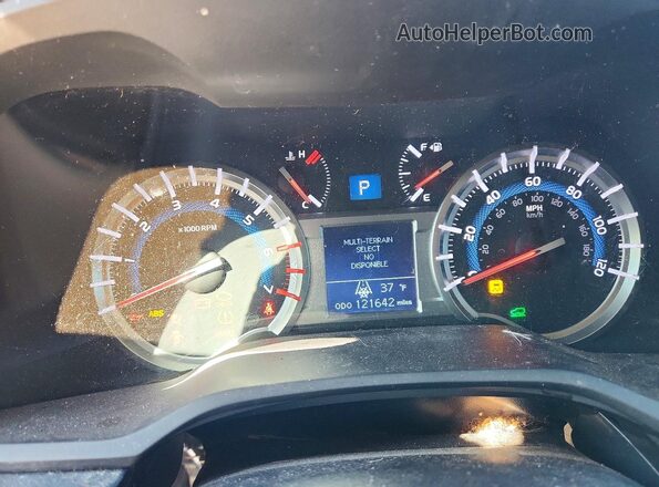 JTEBU5JR4G5384560 2016 TOYOTA 4RUNNER Синий Вид щитка приборов