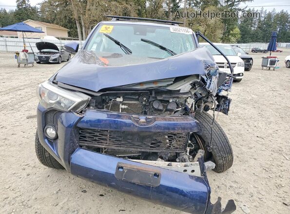 JTEBU5JR5L5803784 2020 TOYOTA 4RUNNER Синий Вид спереди