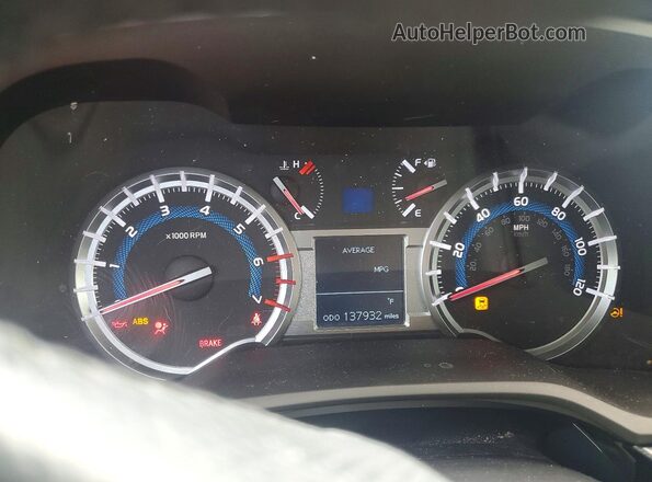 JTEBU5JR7K5671867 2019 TOYOTA 4RUNNER Silver Widok zestawu wskaźników