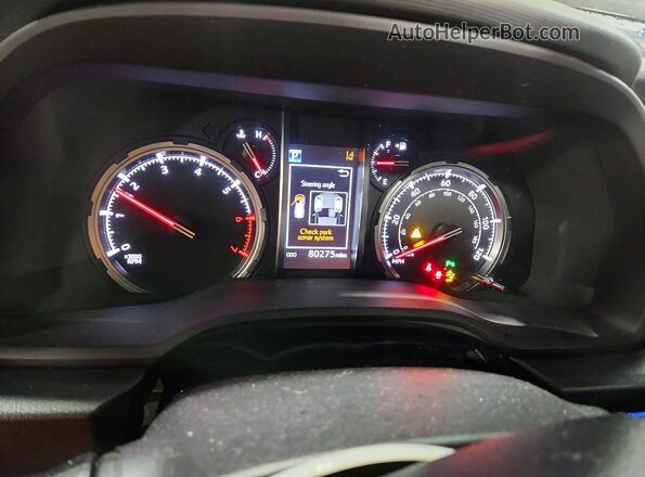 JTEBU5JR9L5755075 2020 TOYOTA LIMITED Серый Вид щитка приборов