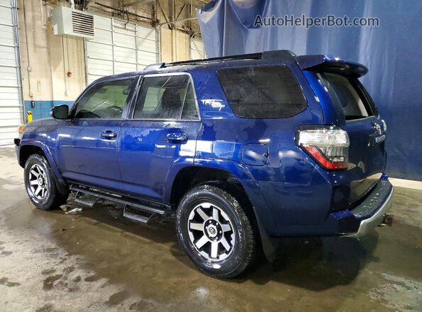 JTEBU5JRXK5667635 2019 TOYOTA 4RUNNER Синий Задняя левая четверть
