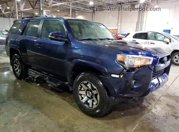 JTEBU5JRXK5667635 2019 TOYOTA 4RUNNER Синий Передняя правая четверть
