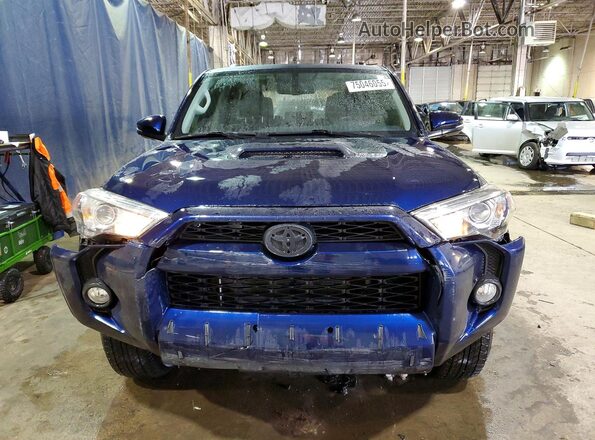 JTEBU5JRXK5667635 2019 TOYOTA 4RUNNER Синий Вид спереди