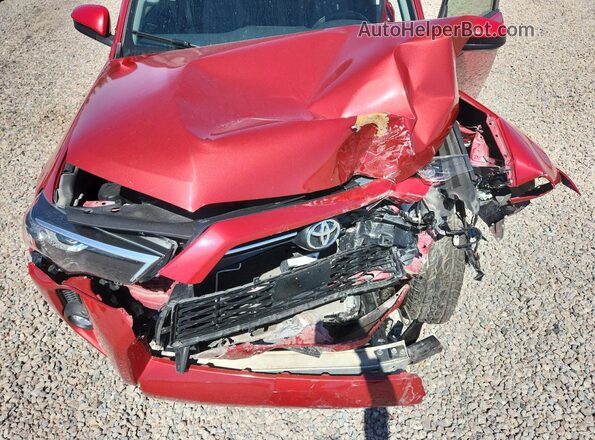 JTEEU5JR0M5241310 2021 TOYOTA 4RUNNER Красный Вид подкапотного пространства