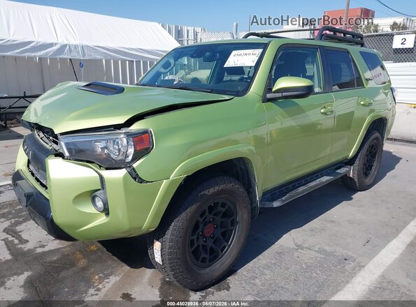 JTELU5JR2N6038325 2022 TOYOTA 4RUNNER Зеленый Передняя левая четверть