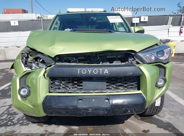 JTELU5JR2N6038325 2022 TOYOTA 4RUNNER Зеленый Вид задней части салона