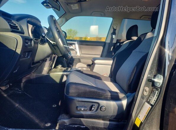 JTEMU5JRXM5958499 2021 TOYOTA 4RUNNER Black Widok wnętrza z przodu
