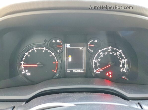 JTENU5JR2R6286217 2024 TOYOTA 4RUNNER Charcoal Instrument cluster view