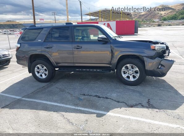 JTENU5JR5M5910607 2021 TOYOTA 4RUNNER Gray Widok wnętrza z tyłu