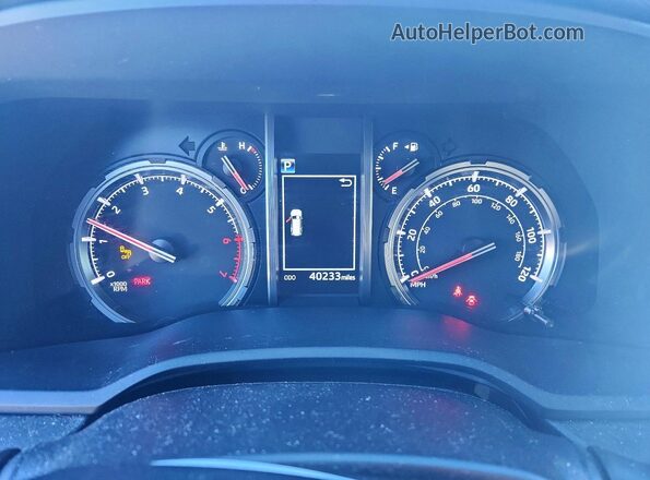 JTERU5JR2P6148918 2023 TOYOTA 4RUNNER Черный Вид щитка приборов