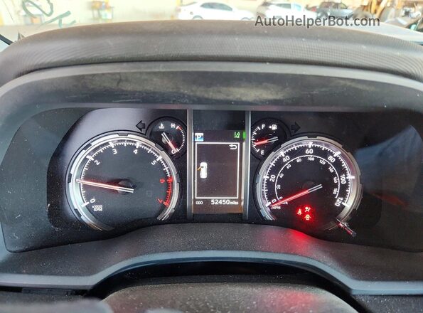 JTERU5JR4P6134504 2023 TOYOTA 4RUNNER Silver Vista del cuadro de instrumentos