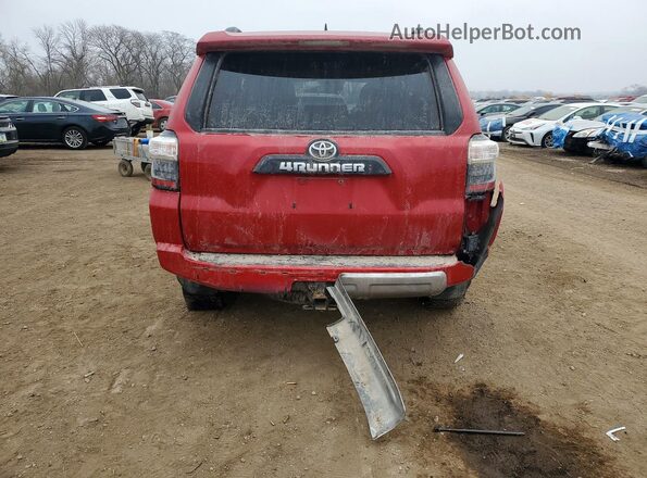 JTERU5JR6P6172431 2023 TOYOTA 4RUNNER Red Vista trasera