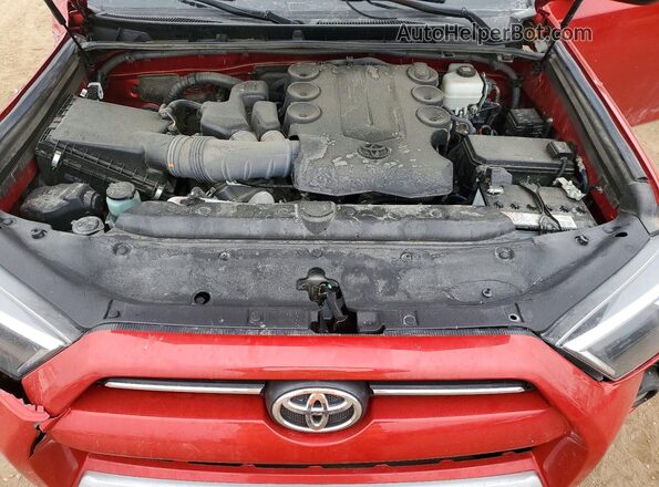 JTERU5JR6P6172431 2023 TOYOTA 4RUNNER Red Vista del compartimento del motor