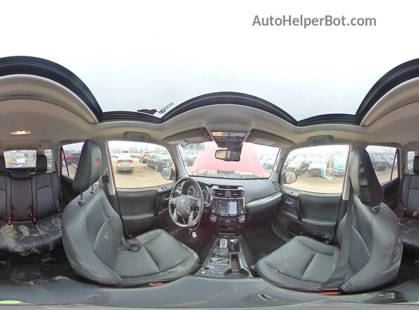 JTERU5JR6P6172431 2023 TOYOTA 4RUNNER Red Vista interior de 360 grados