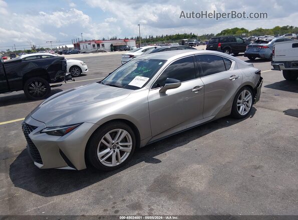 JTHAA1D22M5109506 2021 LEXUS IS 300 Серебряный Передняя левая четверть