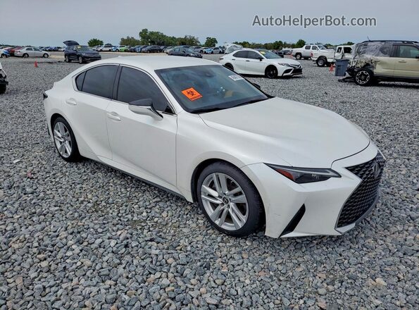 JTHAA1D26M5113493 2021 LEXUS IS White Przód prawy