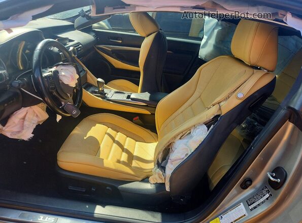 JTHAA5BC3M5011295 2021 LEXUS RC Кремовый Вид салона спереди