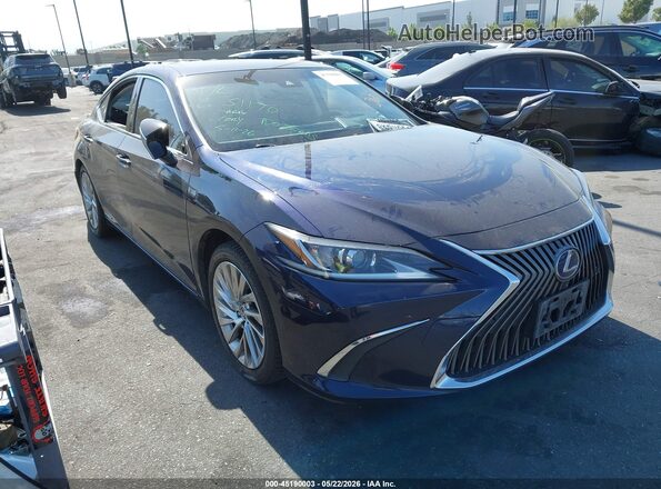 JTHB21B10K2038476 2019 LEXUS ES 300H Синий Передняя правая четверть